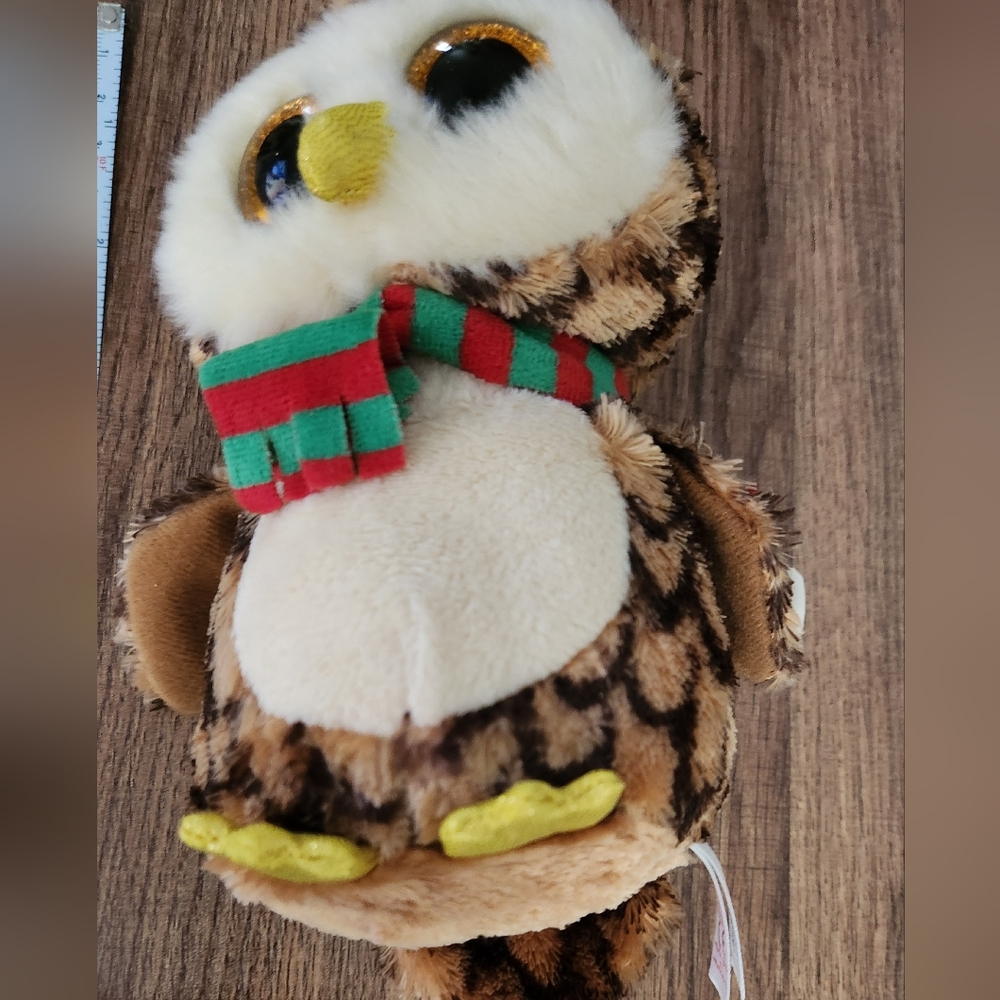Beanie baby boos, Wise the owl with scarf. Bday sept 20